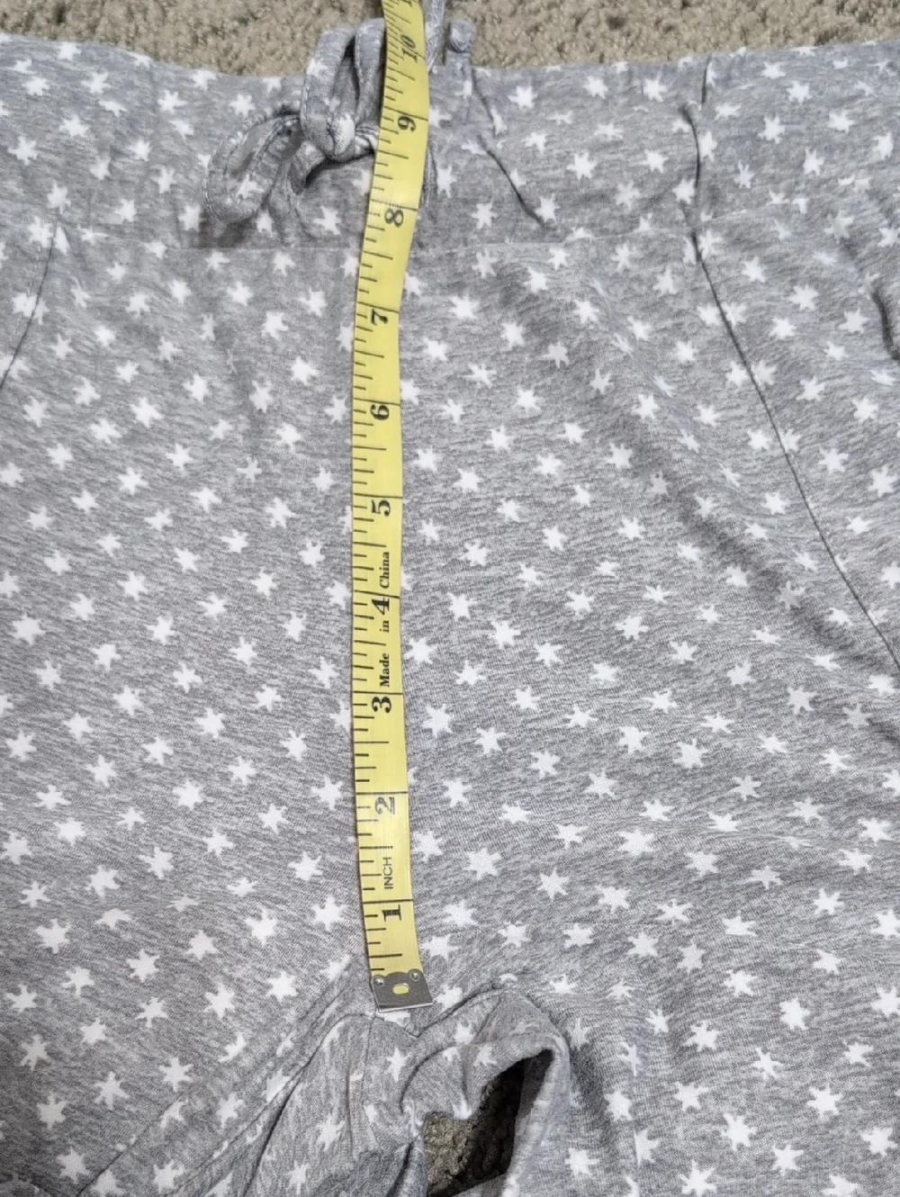 Lucky Brand Pajama Pants Gray Star‎ Patterned Loungewear SO SOFT Size Small - Picture 9 of 9